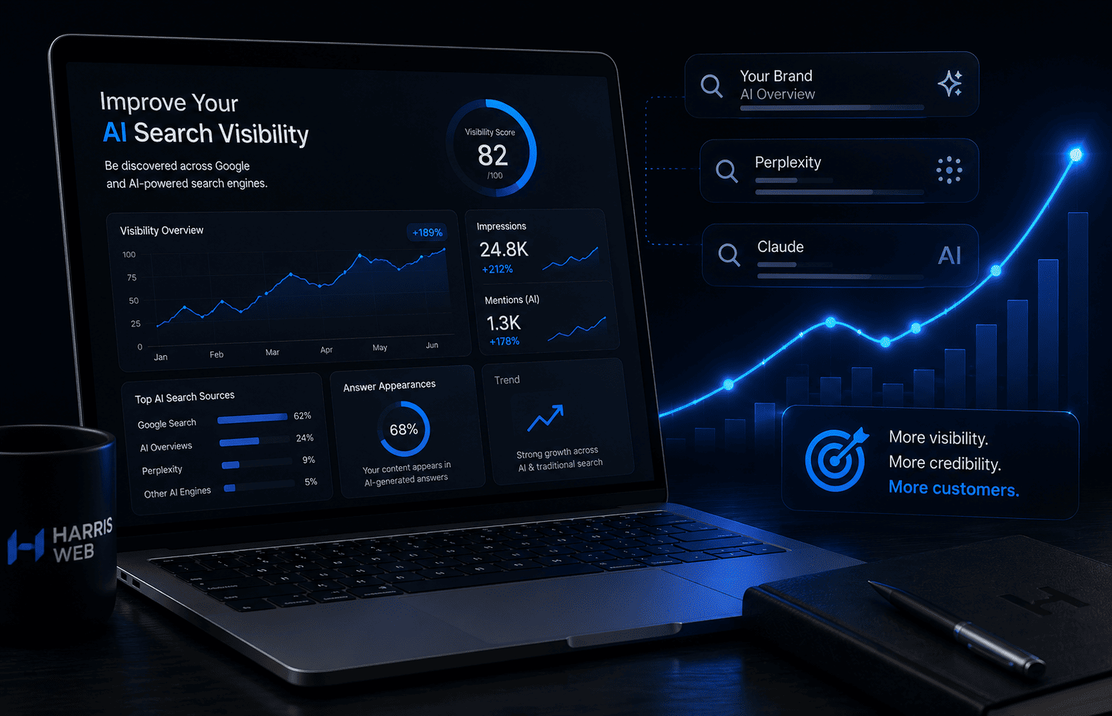 Smart Work AI search visibility optimization
